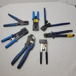 LOT of 7 Assorted  Miscellaneous CRIMPER Crimping HAND Tools Storage Tool Finds