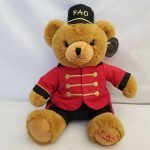 F.A.O Schwarz Classic Toy Soldier Bear Plush Bear New With Tag Stuffed Plush