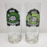 The Velvet Turtle Rocks 6″  Whiskey Glasses California Restaurant Set of  2