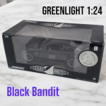 Exclusive 1:24 Greenlight Black Bandit Ford Shelby GT-500 Diecast Model